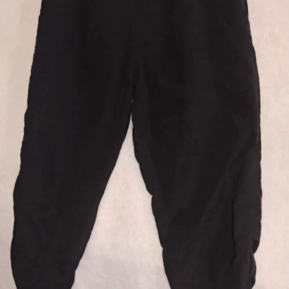 US Military IPFU Physical Fitness Training Wind Breaker Pants XL Black Nylon 90s
